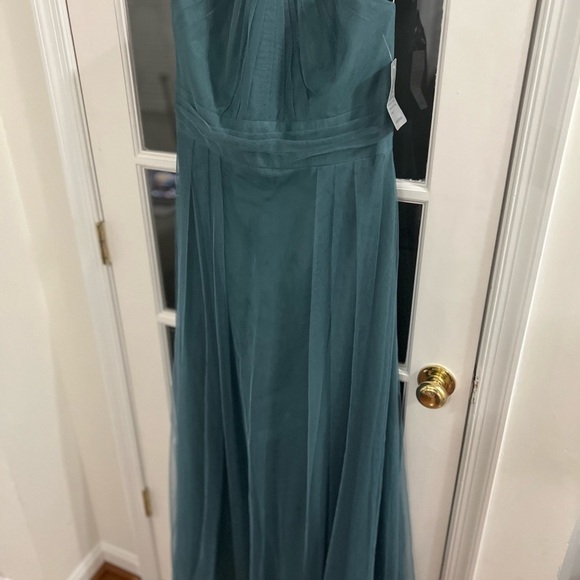 Monique Lhuillier Bridesmaids Tulle Halter Style Gown - size 12 - NWT - Picture 7 of 8